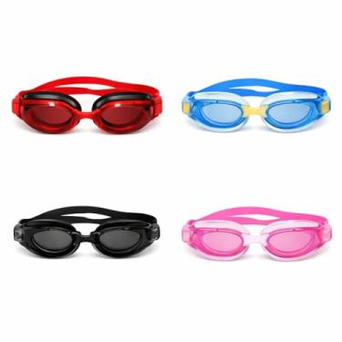 Imagem de Óculos de Natação Infantil com Lentes Transparentes, Proteção UV, Anti-Embaçante, Vedação Anti-Vazamento, Alça Ajustável, Inclui Protetor de Ouvido e Ponte Nasal, Ideal para Piscina. (ROSA)