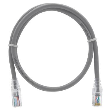 Imagem de Cabo de rede patch cord Cat6 cinza 1.5m Nexans Essential