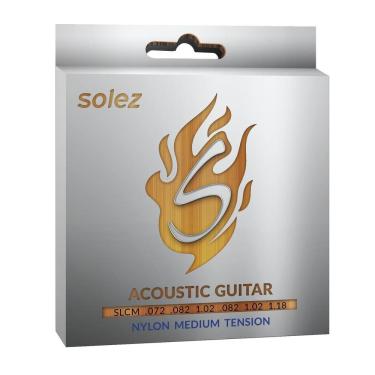 Imagem de Encordoamento Solez SLCM para Violão Nýlon Medium Tensão