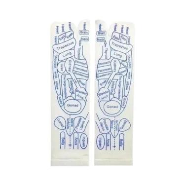 Imagem de Conjunto De Meias De Massagem De Acupressão E Reflexologia Para Pés Ca