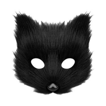 Imagem de Conjunto De Máscara, Cauda E Luvas De Raposa Para Fantasia De Gato, Ac