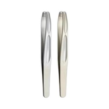 Imagem de Pinça De Sobrancelha Premium Com Ponta Redonda Para Remoção Precisa De