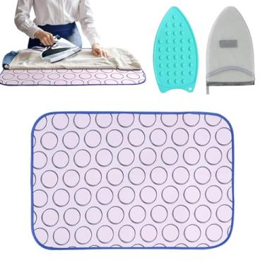 Imagem de Almofada de passar a ferro - Tapete de passar roupa para costura - Cobertura de prensagem cobertor acolchoado suprimentos para costurar roupas secadora de roupas lavadora casa apartamento dormitório