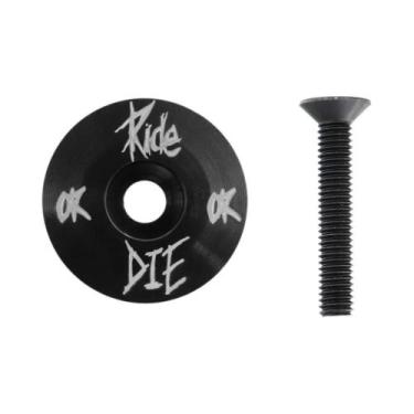 Imagem de Tampa Superior De Caixa De Direção De Bicicleta Em Titânio Com Parafus