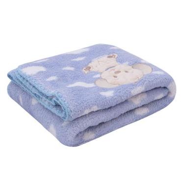 Imagem de Cobertor para Bebê de Microfibra 90cm x 1,10m Baby Joy, Cachorrinho