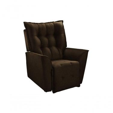 Imagem de Selena Poltrona Reclinável - Csr Studio Courino Marrom