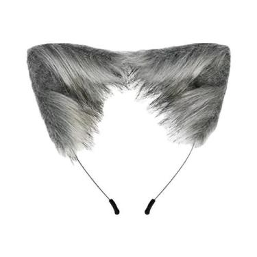 Imagem de Conjunto De Orelhas De Raposa plus Size Com Luvas De Pata Para Cosplay