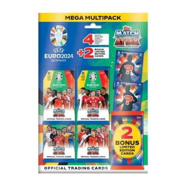 Imagem de Topps Cards UEFA Euro 24 Match Attax Mega Multipack 34 Cards-Unissex