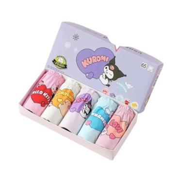 Imagem de Conjunto De 5 Calcinhas De Algodão Para Meninas Sanrio HelloKitty Pomp