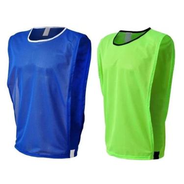 Imagem de Kit Misto com 10 Coletes de Futebol (5 Azul e 5 Verde Limão) - TRB-Unissex