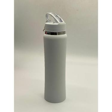 Imagem de Garrafa Térmica com Chaveiro 700ml MS-924 - sem marca, Branco