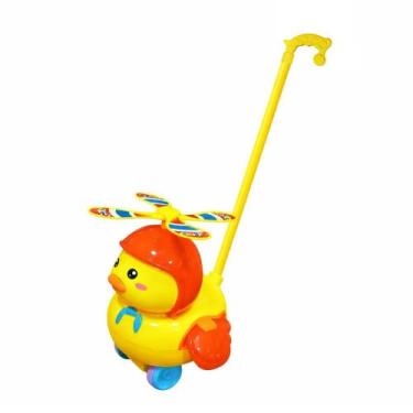 Imagem de Brinquedo Patinho Andador com Empurrador Domni