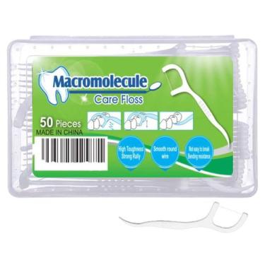 Imagem de Fio Dental com Haste Limpeza Bucal Profunda Aparelho Uso Diário Care F