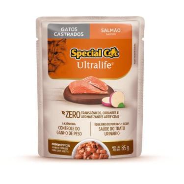 Imagem de Sache Special Cat Castrado Salmão 85 g (Caixa com 12)