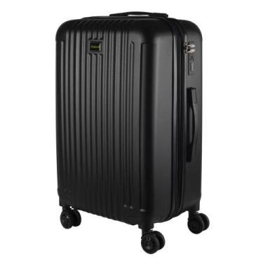 Imagem de Mala Média em ABS Com 4 Rodas 360 - AeroMalas Paris, Preto