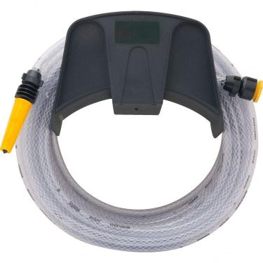 Imagem de Mangueira Para Jardim 7-16 Transparente Trancada Suporte Co