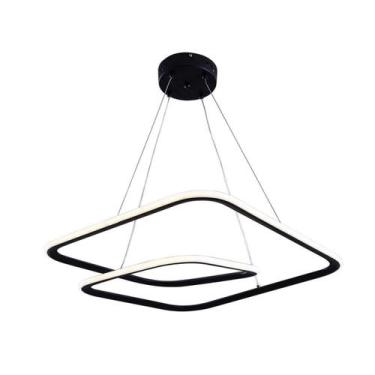 Imagem de Lustre Pendente Straw Led Integrado 52W Sala Quarto 3 Cores em 1 Bivol