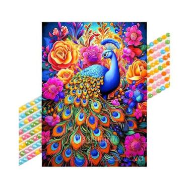 Imagem de Kit De Pintura Diamante Gatos E Leões, Mosaico Completo, Ponto Cruz, A