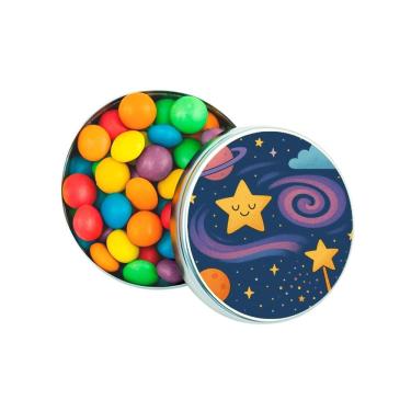 Imagem de Latinha Lembrancinha Personalizada Galáxia Mágica