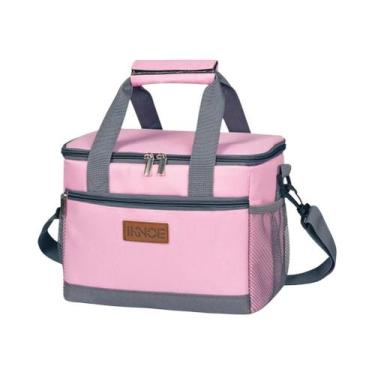 Imagem de Bolsa Térmica Preta Para Almoço Com Pacote De Gelo, Portátil, Para Est