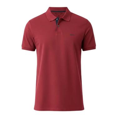 Imagem de Polo Ogochi Verde Casual Slim Pique Manga Curta-Masculino