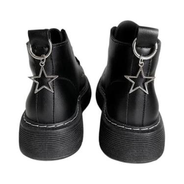 Imagem de Fivelas De Metal Para Sapatos Femininos, Pentagrama, Estrela, Cruz, Co
