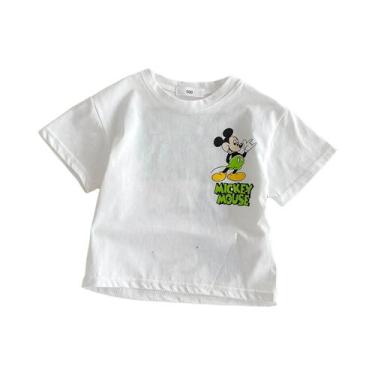 Imagem de Camiseta De Manga Curta Disney Mickey Mouse Para Meninos, Camiseta Sol