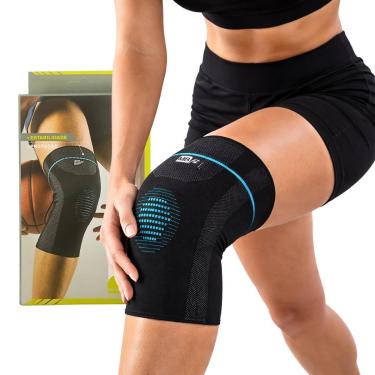 Imagem de Kit 2x Joelheira Compressão Sense Elastano Treino Corrida-Unissex