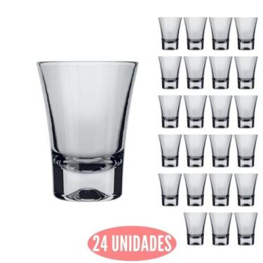 Imagem de Conjunto 24 Mini Copos Dose Ole 60ml Shot Cachaça Nadir - NADIR FIGUER