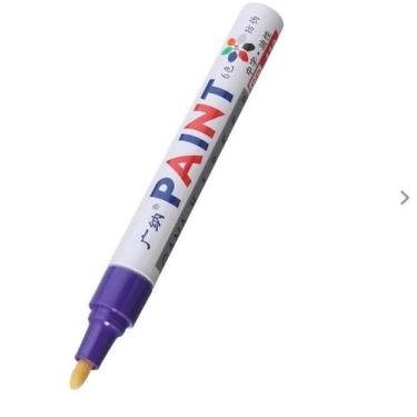 Imagem de Caneta Permanente para Retoque em Pinturas - Tinta Marcador P/ Pneu - 