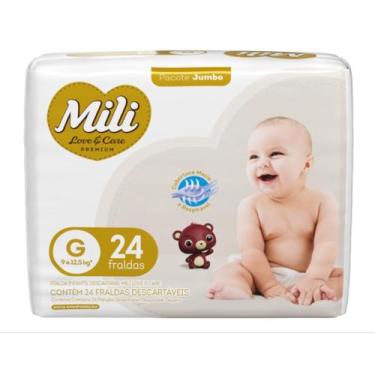 Imagem de Fralda Love & Care Jumbo G C/24 - Mili