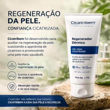 Imagem de Cicatribem 150g: Regenerador Dérmico Anti Estrias para Pele Bonita e R