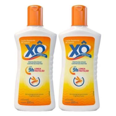 Imagem de Kit 2 unid repelente de inseto loção 200ml xô inseto