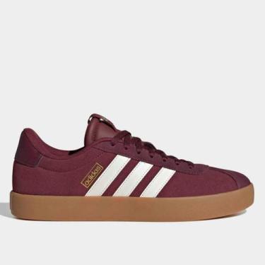 Imagem de Tênis Adidas Vl Court 3 0 Masculino, Bordô, 39