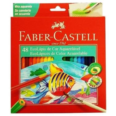 Imagem de Lápis De Cor C/ 48 Aquarelável Faber Castell - Tendtudo - Faber-Castel