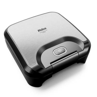 Imagem de Sanduicheira e Grill Philco 2 em 1 Inox 800W 127V PGR26A, 110V