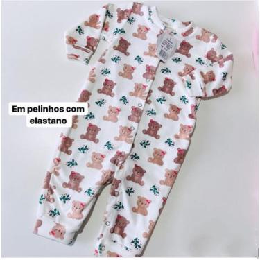 Imagem de Macacão bebê inverno masculino e feminino fleece - plush - Tileesul, M