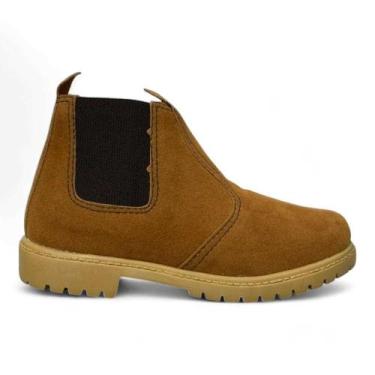 Imagem de Botina Botinho Masculina Infantil ST370, Caramelo, 32