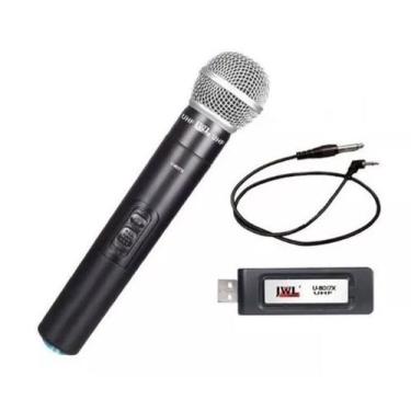 Imagem de Microfone sem fio JWL UHF - USB  U-8017X 