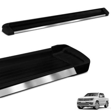 Imagem de Estribo Lateral Amarok 2010 a 2021 Alumínio Preto Elegance Bepo