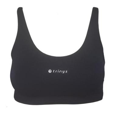 Imagem de Top Trinys Isla Básico Suplex A-023 Feminino, G, Preto