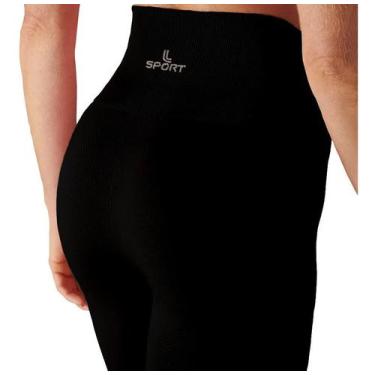 Imagem de Calça Legging Lupo Sport Feminina Fitness Basic Comforfit 71774, Preto