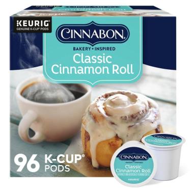 Imagem de Keurig K Cup Canela Clássico Rollo de Canela 96u, CINNABON 5000204447, Marrom