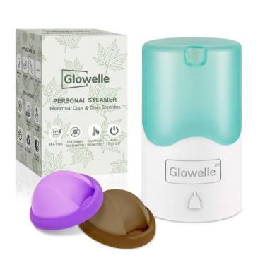 Imagem de Conjunto de disco menstrual e esterilizador Glowelle de silicone reuti