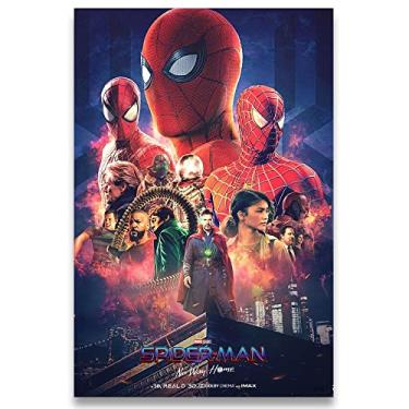 Imagem de Poster Decorativo 42cm x 30cm A3 Brilhante Homem Aranha Spider b5