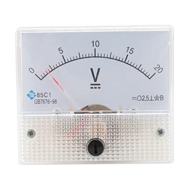 Imagem de shamjina Medidor de Tensão Do Painel Analógico DC 0-500V Voltímetro 85C1 2,5% de Erro, Instalação Incorporada, DC 0-20V