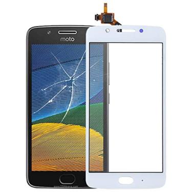 Imagem de LIYONG Peças sobressalentes de reposição digitalizador de painel de toque para Motorola Moto G5 (preto) peças de reparo (cor branca)