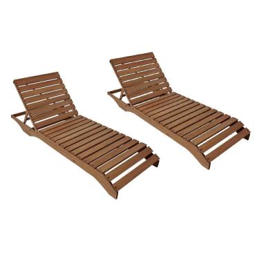 Imagem de Conjunto 2 Espreguiçadeiras Long Ipanema Ref. 0252 VivaLigna