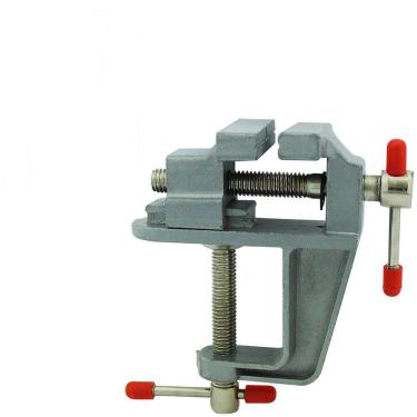 Imagem de Mini Torno Mini Morsa de Bancada Base Fixa