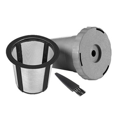 Imagem de FILTROS PREMIUM DIRECT Filtro de café reutilizável adequado para KEURIG Classic 1.0 e Cuisinart Single Serve Brewers substitui seu KEURIG My K-Cup / Cuisinart Filter + Micro escova de limpeza